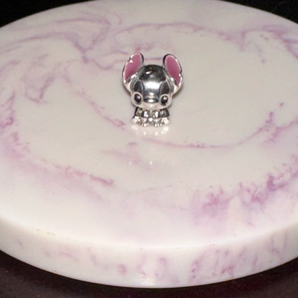 Pandora Pink and Silver Stitch Character Charm
